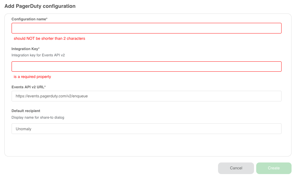 PagerDuty plugin configuration